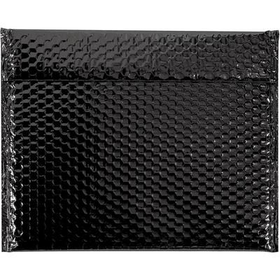 13 3/4 x 11" Black Glamour Bubble Mailers, Case Of 48 (GBM1311BK)
