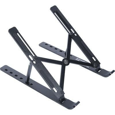 First-Base 296585WHI Portable and Adjustable Laptop/Tablet Stand, Notebook, Tablet, Cell Phone Support, Aluminum Alloy, Black DTA21684
