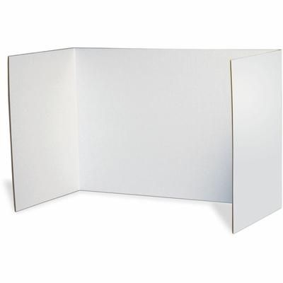 Pacon 3782 Privacy Board, 48" x 16", 4/Pack, White - Carton of 4 PAC3782