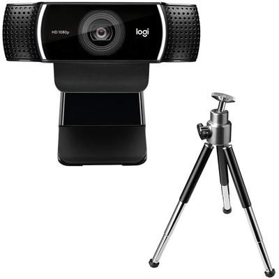 Logitech 960001087 C922 Webcam - 2 Megapixel - 60 fps - USB 2.0 - 1920 x 1080 Video - Auto-focus - Microphone - Computer, Smartphone