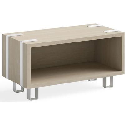 Safco 5510WHNA Ready Home Office Small Stackable Storage, 1-Shelf, 24w x 12d x 12.25h, Beige/White, Ships in 1-3 Business Days