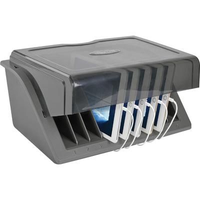 Tripp Lite CSD1006AC AC Charging Station, 10-Device, 16-1/2"Wx13-1/2"Dx8-9/10"H, Black TRPCSD1006AC