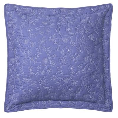 Anna Euro Sham by BrylaneHome in Deep Dusk Ivory (Size EURO)