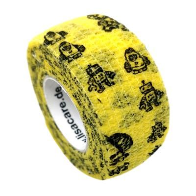 LisaCare Cerotti per dita - Robot e razzi giallo 2,5 cm x 4,5 m 1 pz C