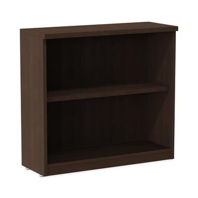 Alera VA633032ES Valencia Series Bookcase, Two-Shelf, 31 3/4w x 14d x 29 1/2h, Espresso ALEVA633032ES