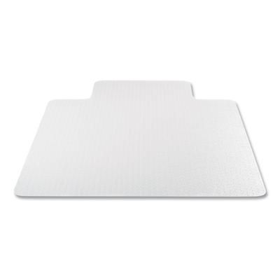 Deflecto CM14232AM Antimicrobial Chair Mat, Medium Pile Carpet, 53 x 45, Lipped, Clear DEFCM14232AM