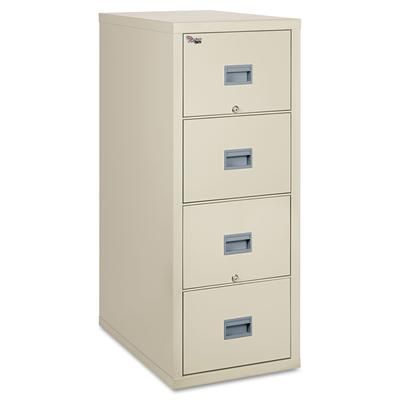 Fireking 4P2131CPA Patriot Insulated Four-Drawer Fire File, 20.75w x 31.63d x 52.75h, Parchment FIR4P2131CPA