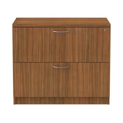 Alera VA513622WA Valencia Series Two-Drawer Lateral File, 34w x 22.75d x 29.5h, Walnut ALEVA513622WA