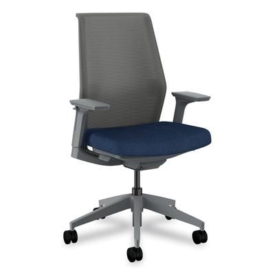 Hon CRTHSCA13LRS Cipher Mesh Back Task Chair, Supports 300 lb, 15" to 20" Seat Height, Navy Seat, Charcoal Back/Base HONCRTHSCA13LRS