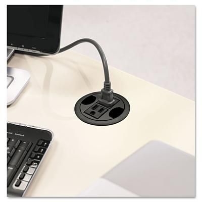 Hon GRMTACX AC Power Hub, 3" Diameter, Black HONGRMTACX