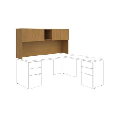 Hon VHBF72C Hutch Stack-On, 4-Door, 72" x 14-1/4" x 13", Harvest