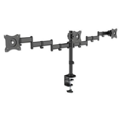 Kantek MA230 Articulating Multiple Monitor Arms for Three Monitors, Desk Mount KTKMA230