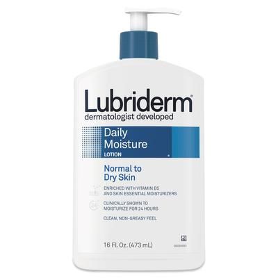 Lubriderm® 48323 Skin Therapy Hand and Body Lotion, 16 oz Pump Bottle, 12/Carton - Case of 12 PFI48323