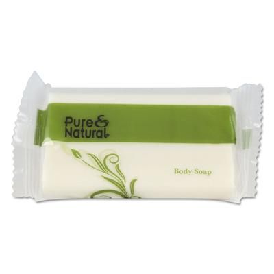 Pure & NaturalTM 500150 Body & Facial Soap, 1 1/2, Fresh Scent, White, 500/Carton - Case of 500 VVF500150