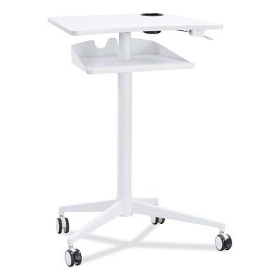 Safco 1944WH Mobile Workstation, 2-Shelf, 25-1/4"X19-3/4"X47-3/4" , We SAF1944WH