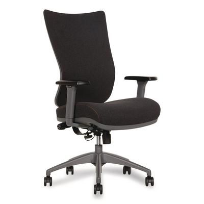 Sharper Image Revive Shiatsu Ergonomic Mesh Swivel Massage Chair, Supports Up to 275 lbs, 19.75" to 22.75" Seat Height, Black Seat/Back (SBI60097BLK)