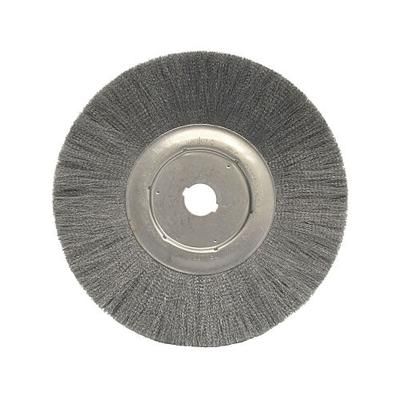 Weiler Narrow Face Crimped Wire Wheel, 12 in D, .006 Steel, 1 1/4 in Arbor (804-01299)
