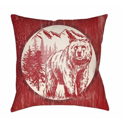 Durban 16" Square Cottage Pillow plush Beige/Bright Red/Pearl/Dark Brown/Light Brown/Blush/Camel/Dark Pink Outdoor Throw Pillow - Boutique Rugs