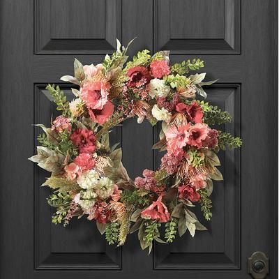Meadow Blossom Wreath - Frontgate