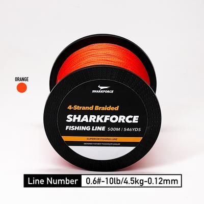 TEMU Ultra-strong & Ultra-thin Braided Fishing Line - 546yds/500m, Abrasion Resistant, No Stretch, Ideal For Sea, Ice, River & Rock Fishing - In 10lb To 80lb, Gear