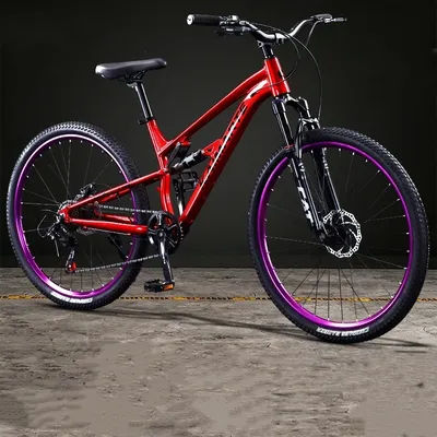 Downhill Bicycle DH AC MTB Bike Hydraulic Disc Brake Aluminum Alloy Frame Lockable Fork 24/27/30 Speed 26/27.5Inch Wheelset