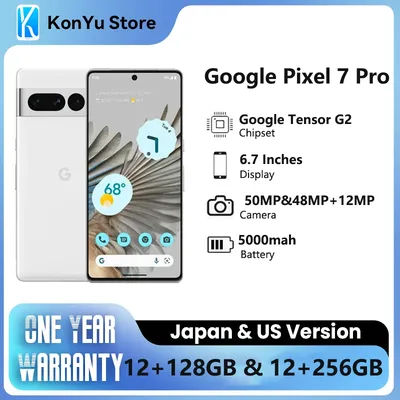 Google Pixel 7 Pro Google Tensor G2 6.7 inches 256GB/512GB 50 MP 5000 mAh 23W wired IP68 water resistant eSIM 5G NFC Android 13