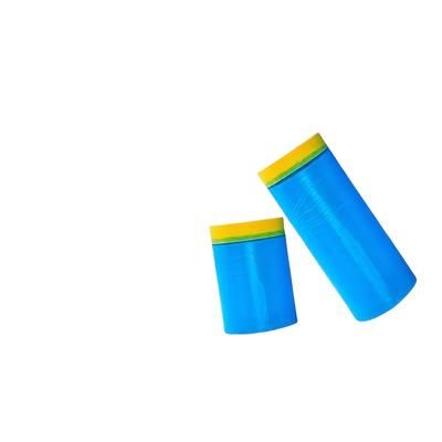 TEMU 2 Rolls Masking Film, High-temperature Resistant, No Residue, Electrostatic , Pe Material For Car Painting Protection