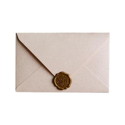 TEMU 20pcs Linen Texture Luxury Retro Envelope Set Including 10pcs Envelopes And 10pcs Simulated Fire Paint Seals, Diy Gifts, Wedding Invitations And Office Use