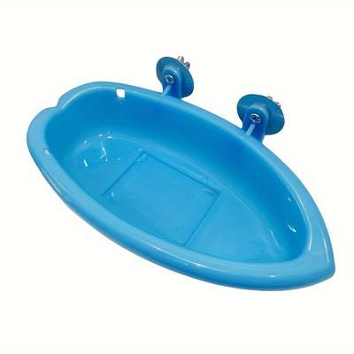 TEMU Easy-hang Bird Bath Tub - Pp Material, Cage Accessories & Bird Grooming