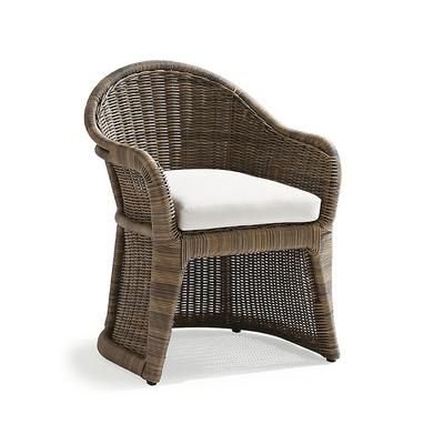 Terrace Park Dining Chair Replacement Cushions - Quick Dry, Sailcloth Salt - Frontgate