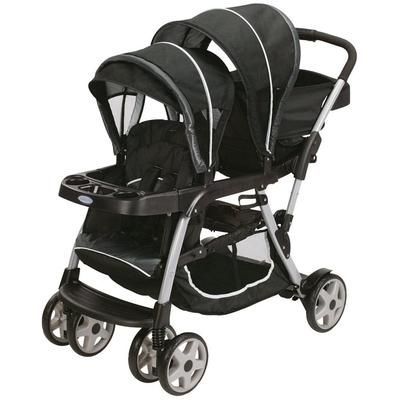 Graco Ready2Grow Click Connect LX Double Stroller - Gotham