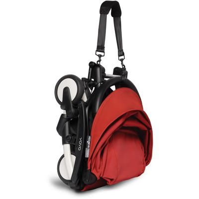 Babyzen YOYO2 Ultra Compact Complete 0+/6+ Stroller - White / Red