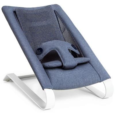 Bombol Bamboo 3D Knit Bouncer - Denim Blue