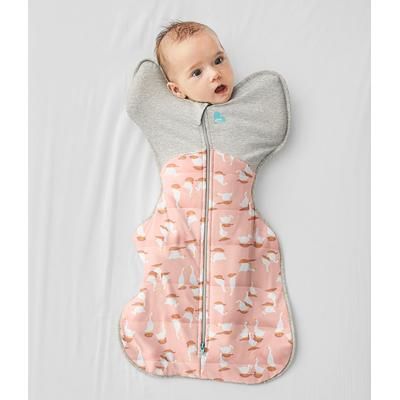 Love To Dream Swaddle UP Quilted Cotton 2.5 TOG, Medium - Silly Goose Dusty Pink