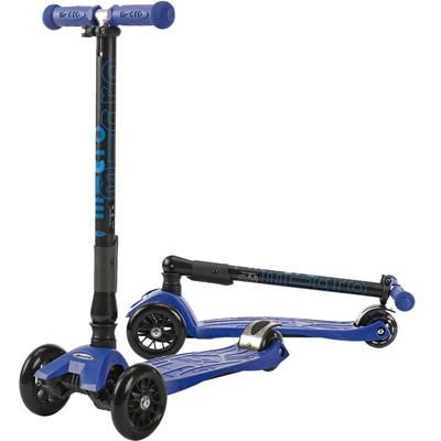 Micro Kickboard Maxi Scooter with Foldable T-Bar - Blue