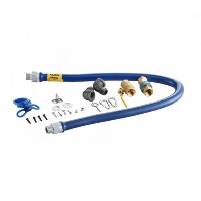 Doregrill GAS CONNECTOR KIT I/0080 48" Gas Connector Kit w/ 3/4" Male/Male Couplings, Stainless Steel