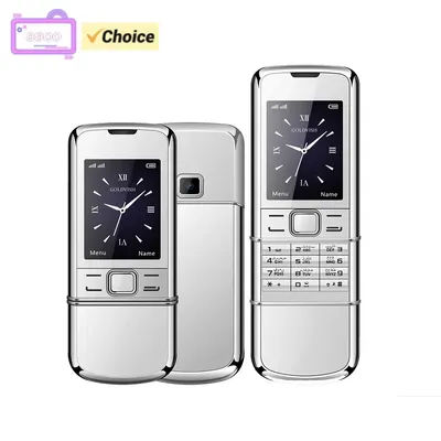 New Classic 8800 Slider Phone 2.4inches Screen 2G GSM Dual SIM Dual Standby Bluetooth Mobile Phone 240x320 Multi-language