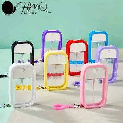 50ml Portable Spray Bottle Card-type High Pressure Fine Mist Alcohol Hand Disinfectant Travel Pocket Makeup Liquid Container