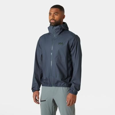 Helly Hansen Men’s Verglas 2.5 Layer Fastpack Jacket Blue 2XL