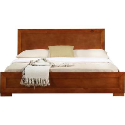 Trent Wooden Platform Bed in Walnut, Queen by Camden Isle in Cherry (Size KING)