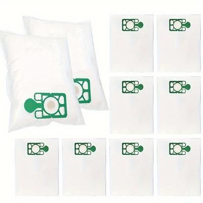 TEMU 10-pack High- Microfiber Dust Bags Compatible With Numatic Cleaners - Nvm-1ch, Hvr200m-22, David, Rucksack Homecare, - And Strong Filtering Bags