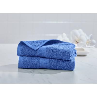 BH Studio 2-Pc. Hand Towel Set by BrylaneHome in Cobalt