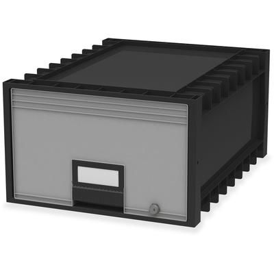 Storex 61402U01C Archive Drawer, Legal, 18-1/4" x 24-3/4" x 11-1/2", Black/Gray STX61402U01C