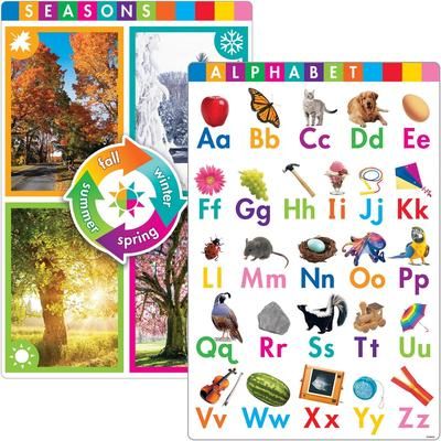 Trend Enterprises T19010 Early Fundamental Skills Learning Posters - 10.8" Width - Multi TEPT19010