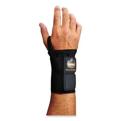 Ergodyne 70038 ProFlex 4010 Double Strap Wrist Support, X-Large, Fits Left Hand, Black, Ships in 1-3 Business Days EGO70038