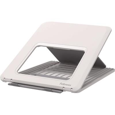 Fellowes Breyta Laptop Stand, 9.25" x 10.55" x 0.55" to 8", White, Supports Up to 8.8 lbs (FEL100098501)