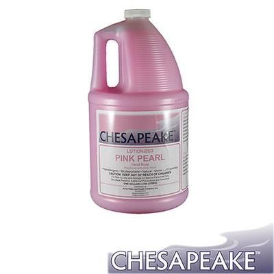 Chesapeake 510945 Pink Hand Soap w/Aloe, Gallon Bottle - Case of 4