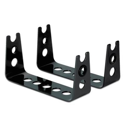 Allsop 31480 Metal Art Monitor Stand Risers, 4 3/4 x 8 3/4 x 2 1/2, Black - Set of 2 ASP31480