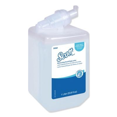 Scott® 35362CT Moisturizing Hand and Body Lotion, 1 L Bottle, Fresh Scent, 6/Carton - 1 Case KCC35362CT