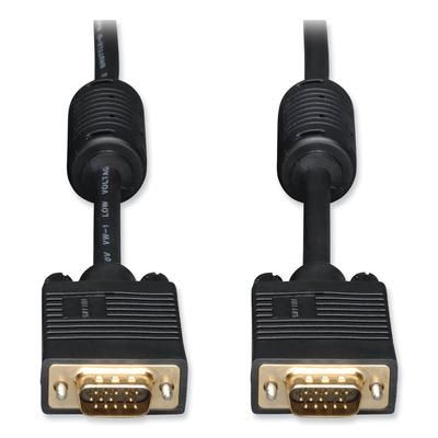 Tripp Lite P502050 VGA Coaxial High-Resolution Monitor Cable with RGB Coaxial (HD15 M/M), 50 ft. TRPP502050
